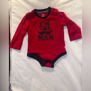 3-12 $Long sleeve onesie 6-12 m